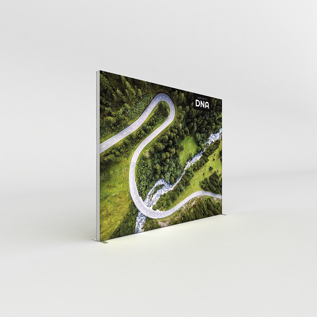 Infinity DNA™ Pro Light Box Displays for Retail Showrooms SEG 10ft Wall