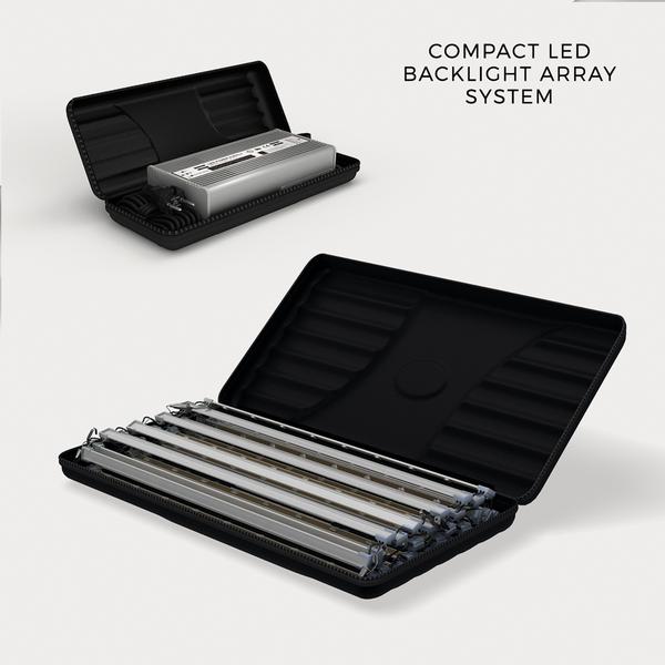 WaveLight Casonara SEG Light LED Light Arrays in Soft Molded Carry Cases 400W Power Supplies in Soft Molded Carry Cases