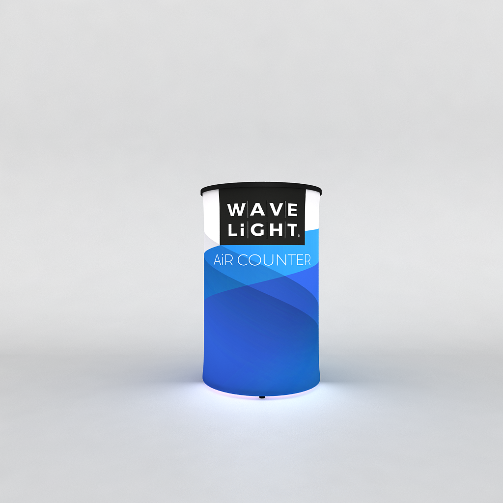 WaveLight® Air Backlit Inflatable Counter - Circular – Born Displays