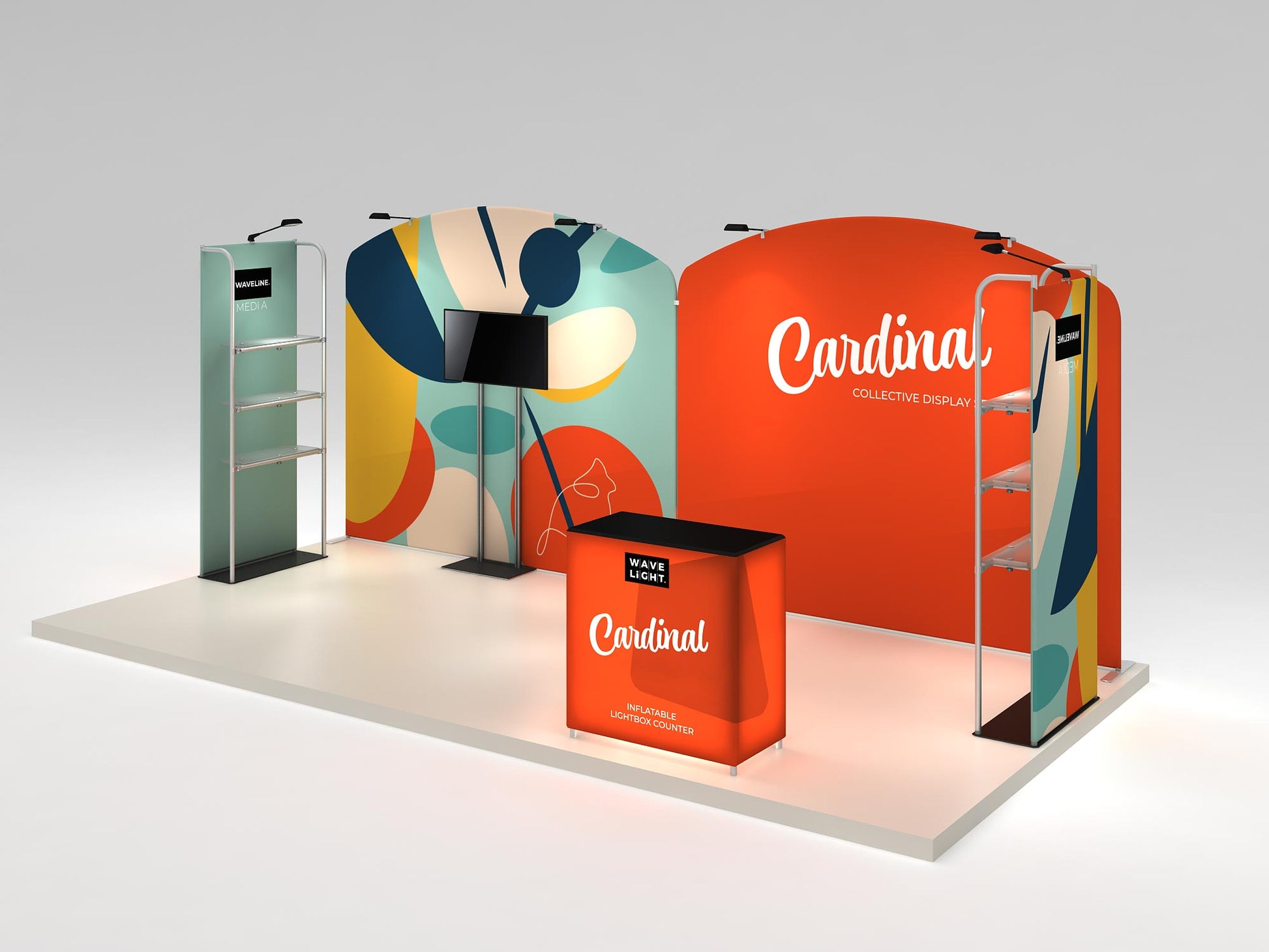 Cardinal Display Cardinal - 10x20 Inline Display – Born Displays