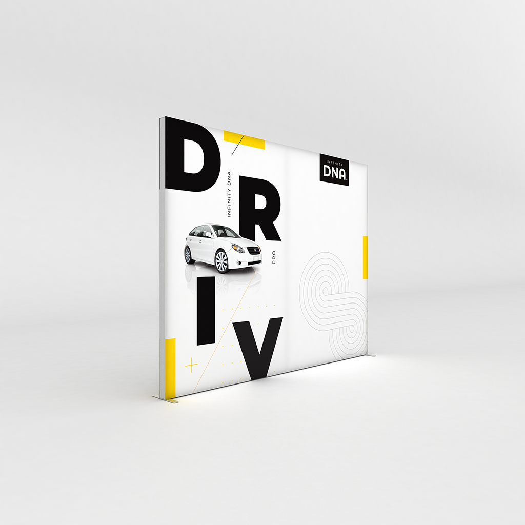 Infinity DNA™ Pro Light Box Displays for Retail Showrooms SEG 8ft Wall