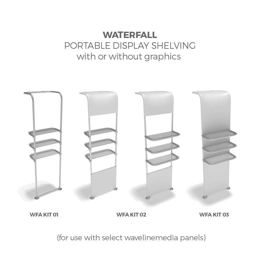 Makitso Waterfall Display Shelving