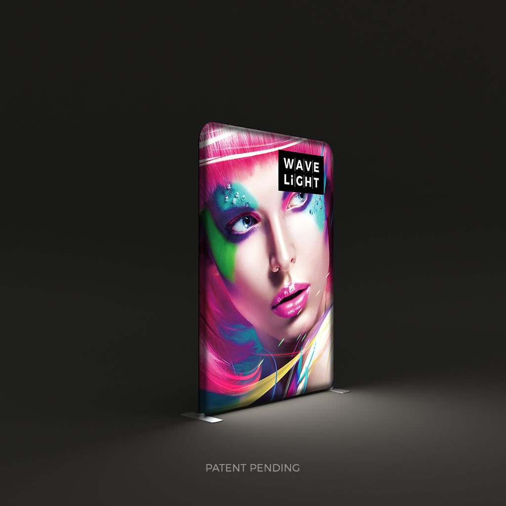 WaveLight® LED Backlit Tension Fabric Display 5ft